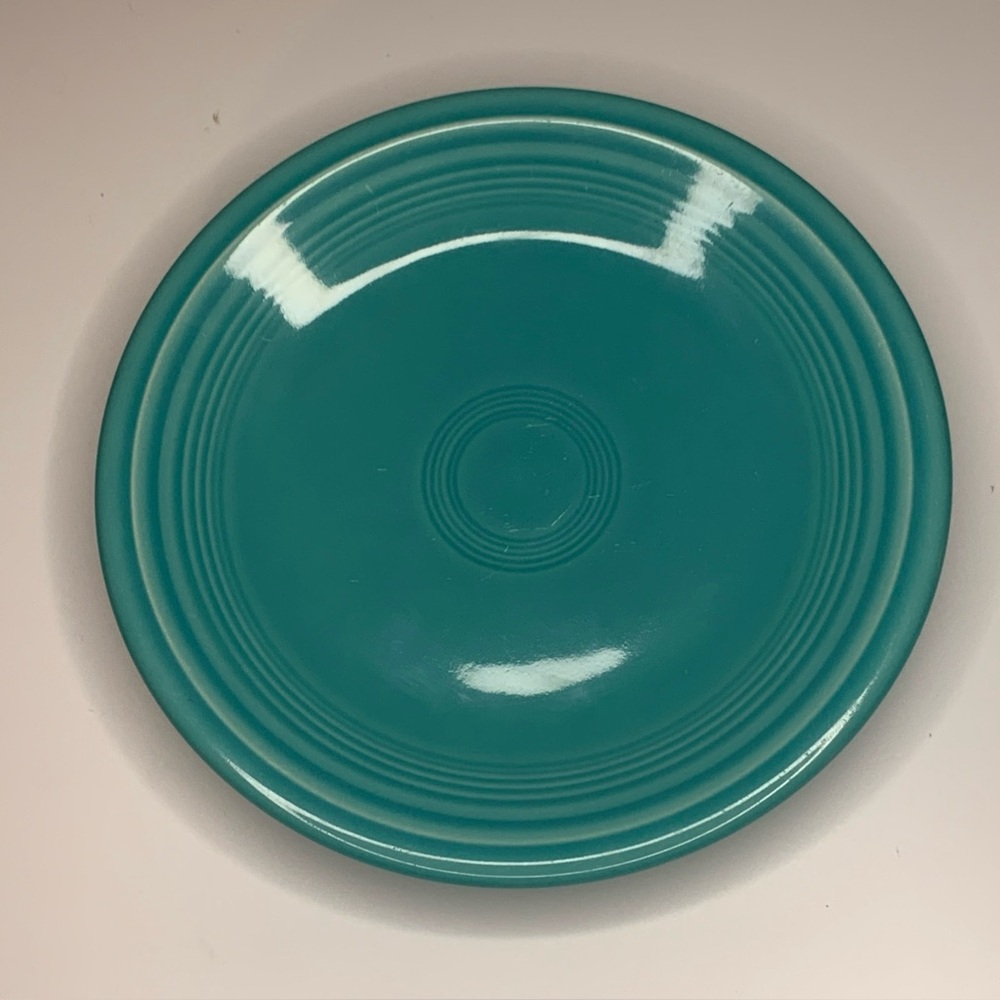 Fiestaware Teal Ceramic Plate 7 in sandwich plate